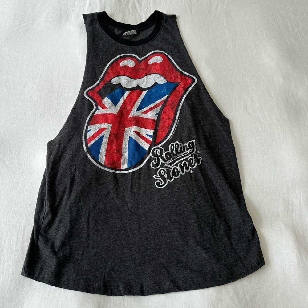 Rolling Stones sleeveless band tee in size medium